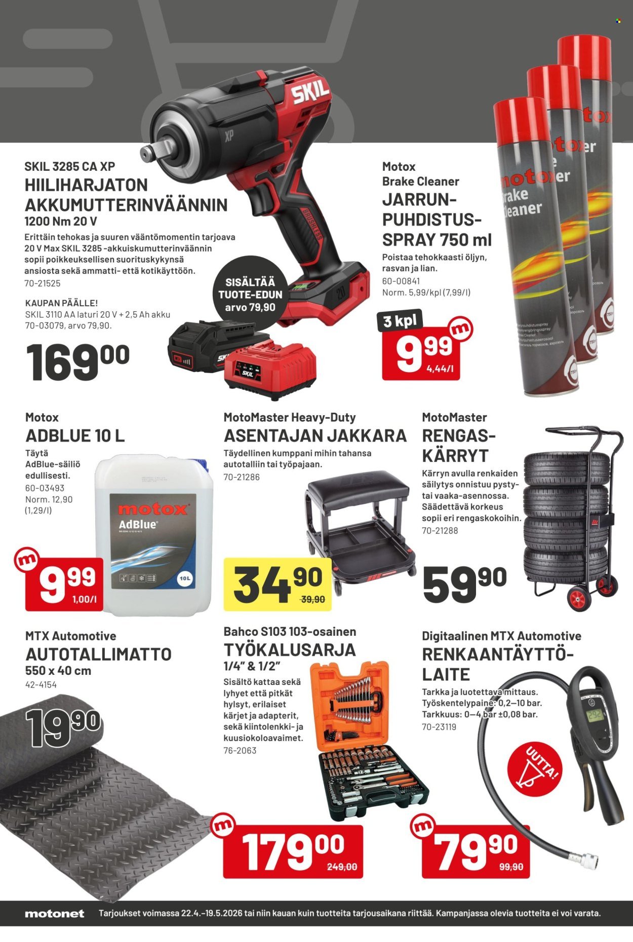 MOTONET tarjoukset - Järkipäivät