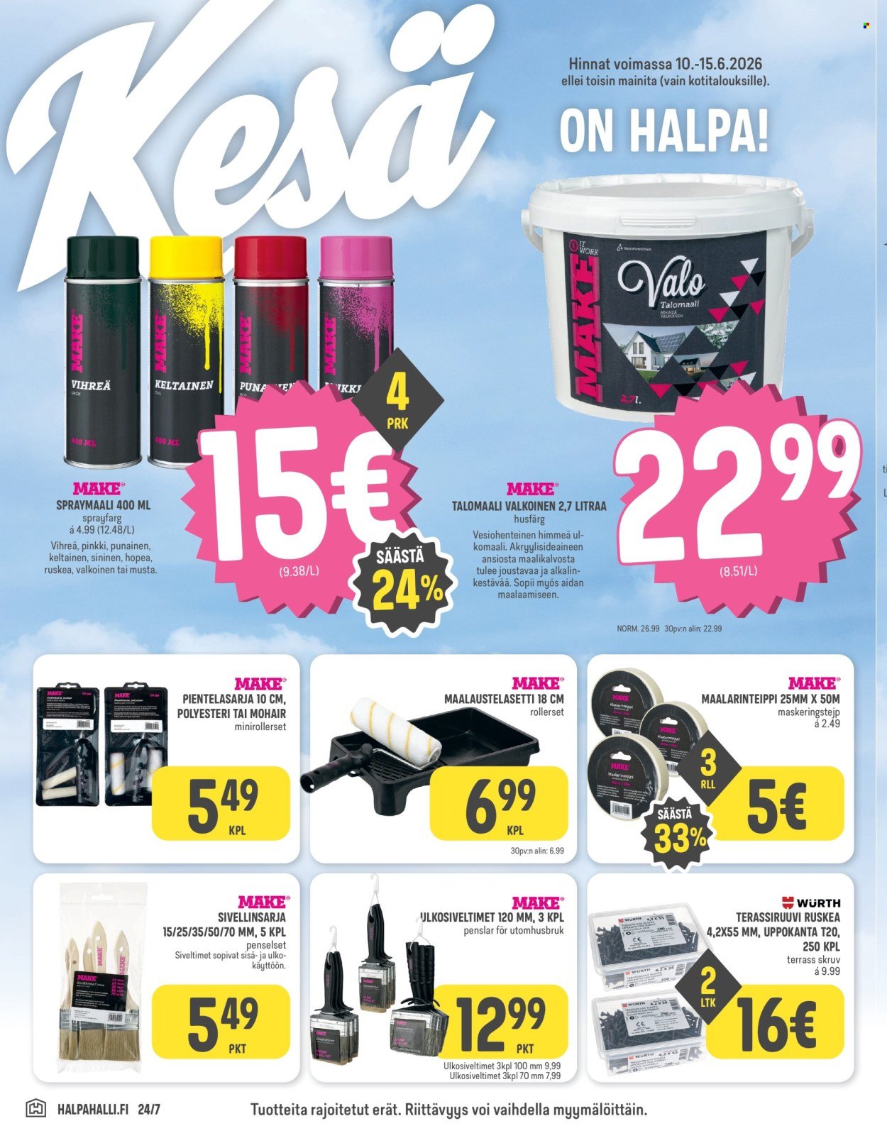 HALPAHALLI tarjoukset - Uusin tarjouslehtemme