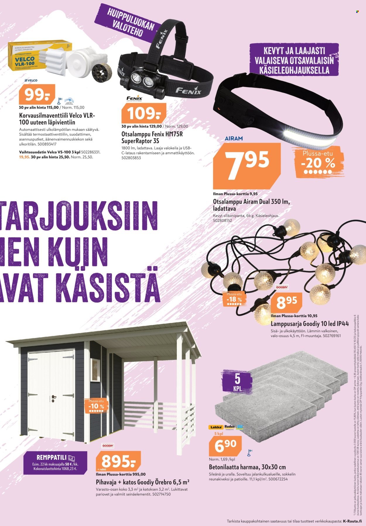 K-RAUTA tarjoukset - Remppapäivät