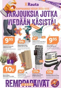 K-RAUTA tarjoukset - Remppapäivät