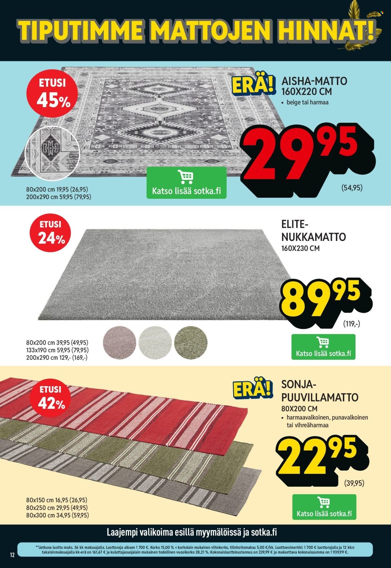 SOTKA tarjoukset - Höyhenen-kevyet hinnat hyviin uniin!