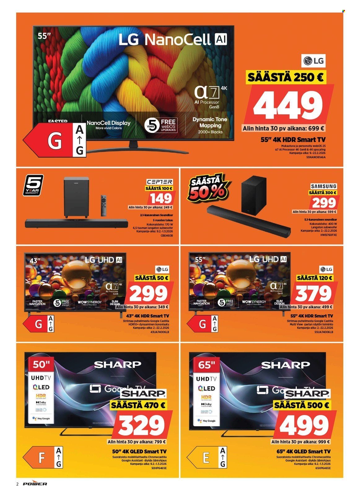 POWER tarjoukset - Helmikuu 2026