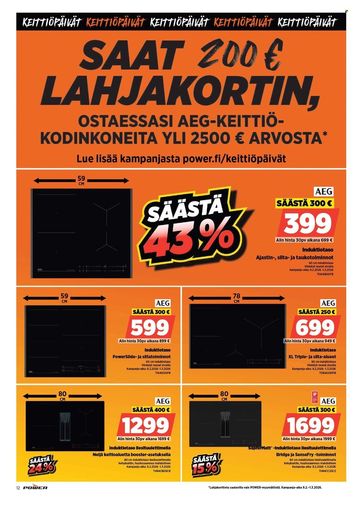 POWER tarjoukset - Helmikuu 2026