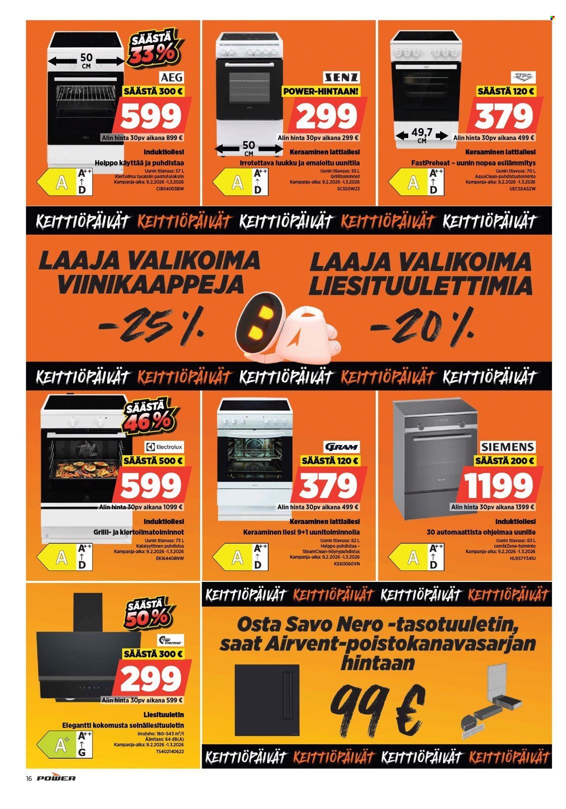 POWER tarjoukset - Helmikuu 2026