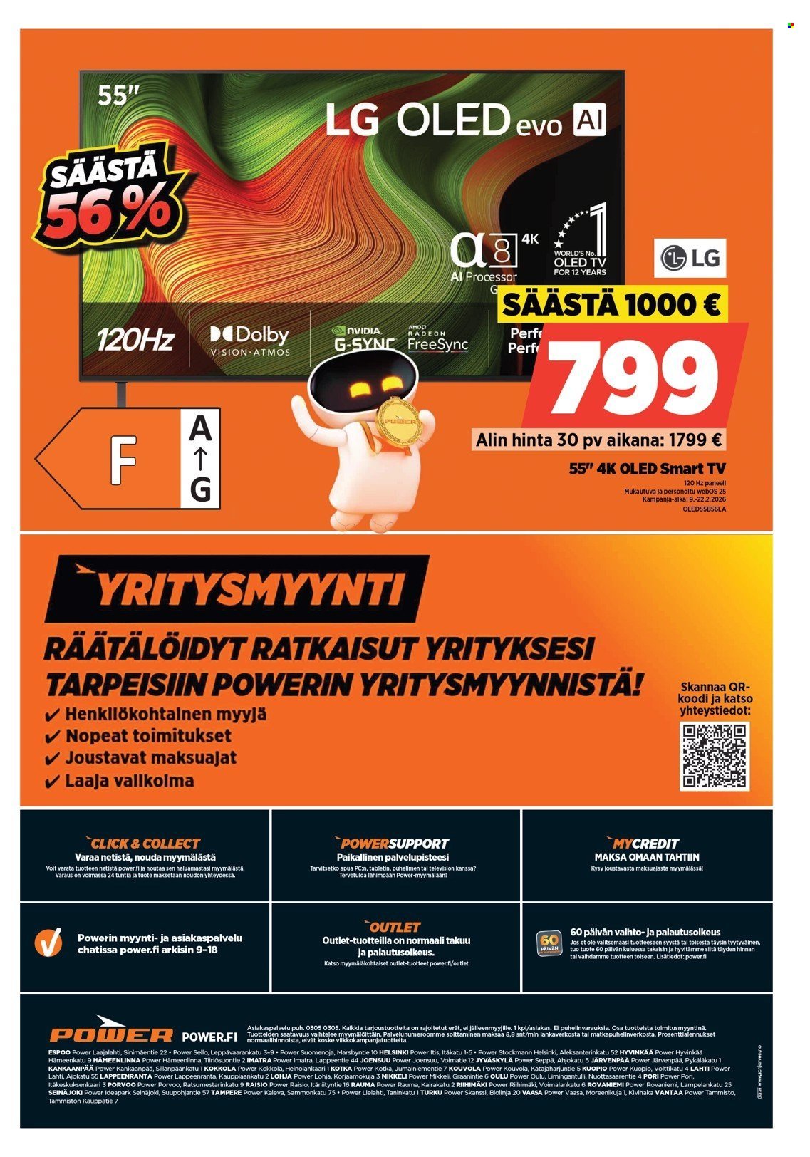 POWER tarjoukset - Helmikuu 2026