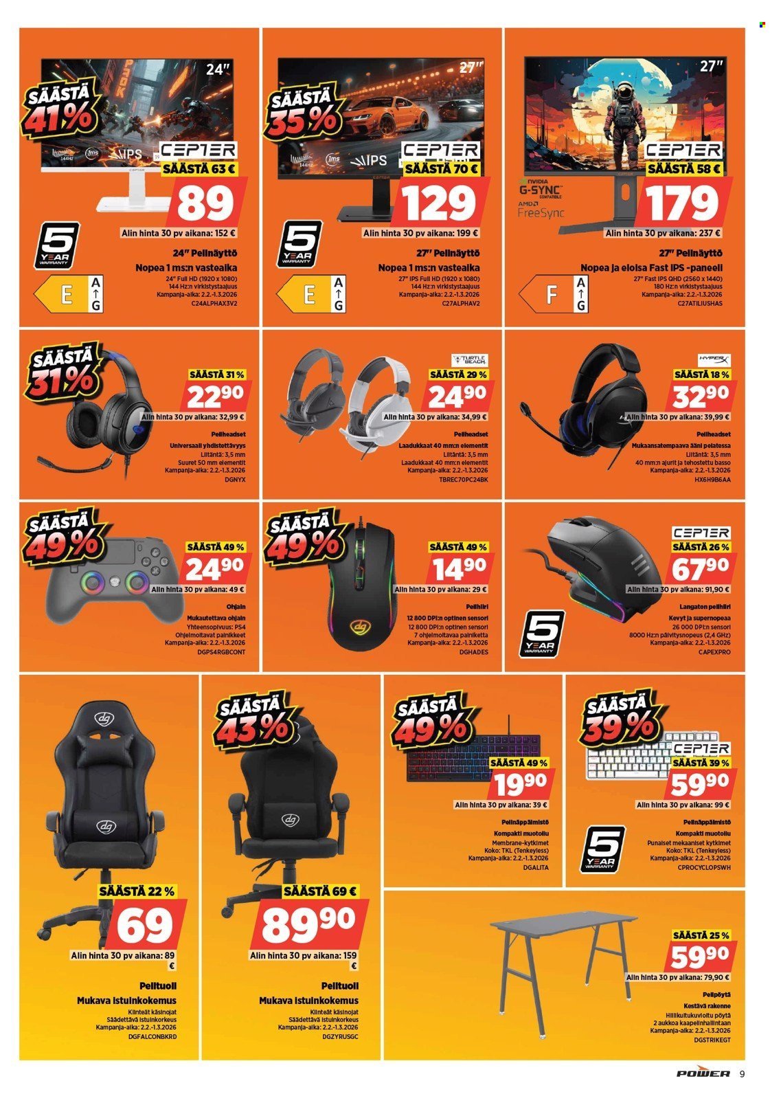 POWER tarjoukset - Helmikuu 2026