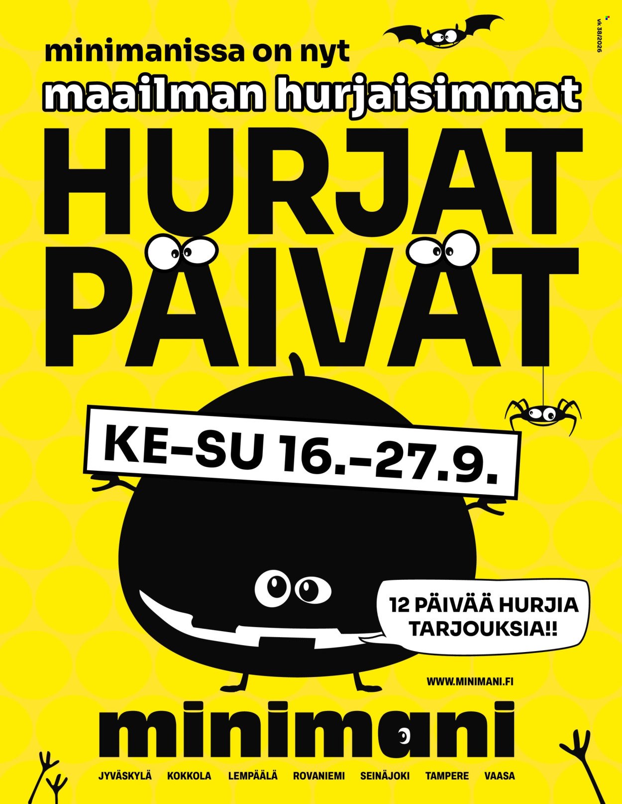 MINIMANI tarjoukset - Alkaen KE 16.9.2026