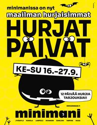 MINIMANI tarjoukset - Alkaen KE 16.9.2026