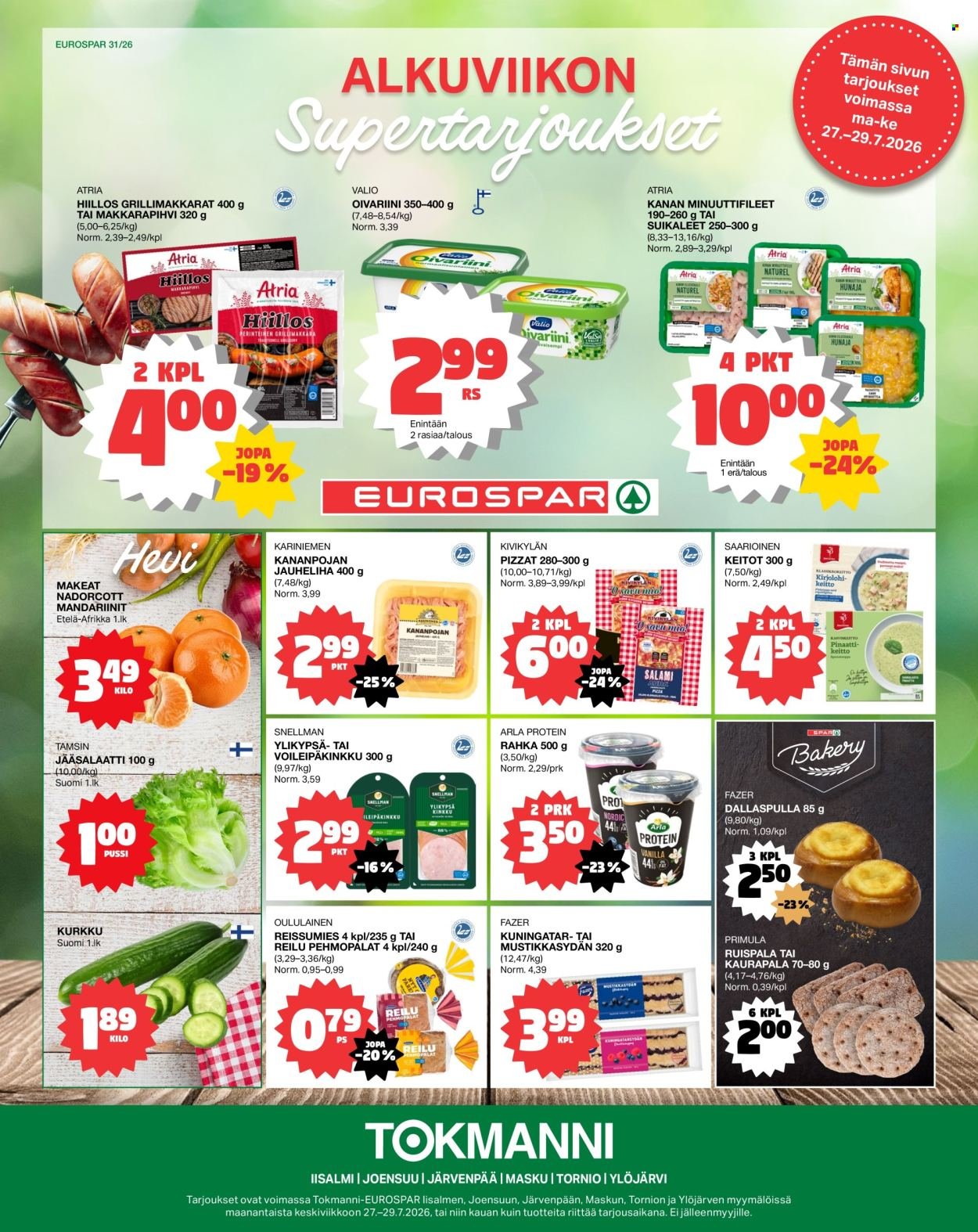 TOKMANNI tarjoukset - EUROSPAR