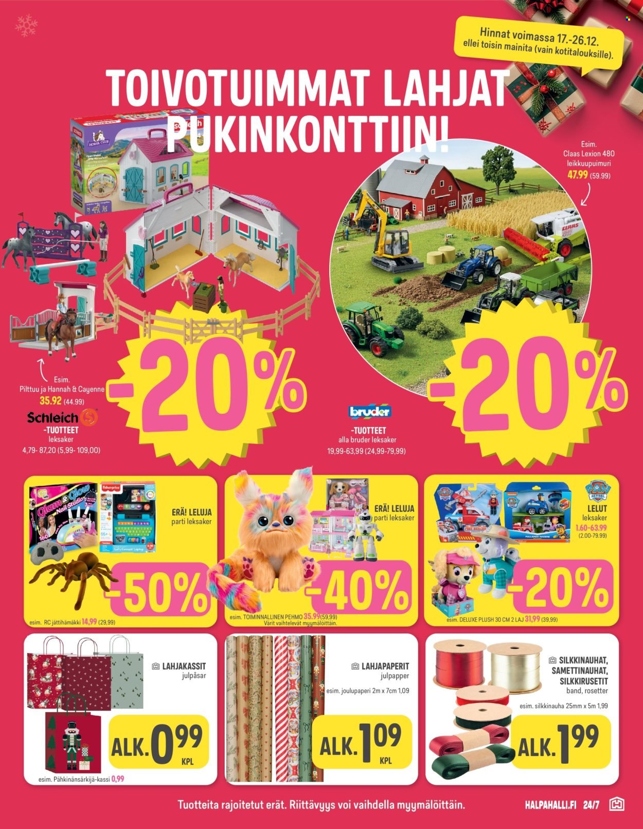 HALPAHALLI tarjoukset - Uusin tarjouslehtemme