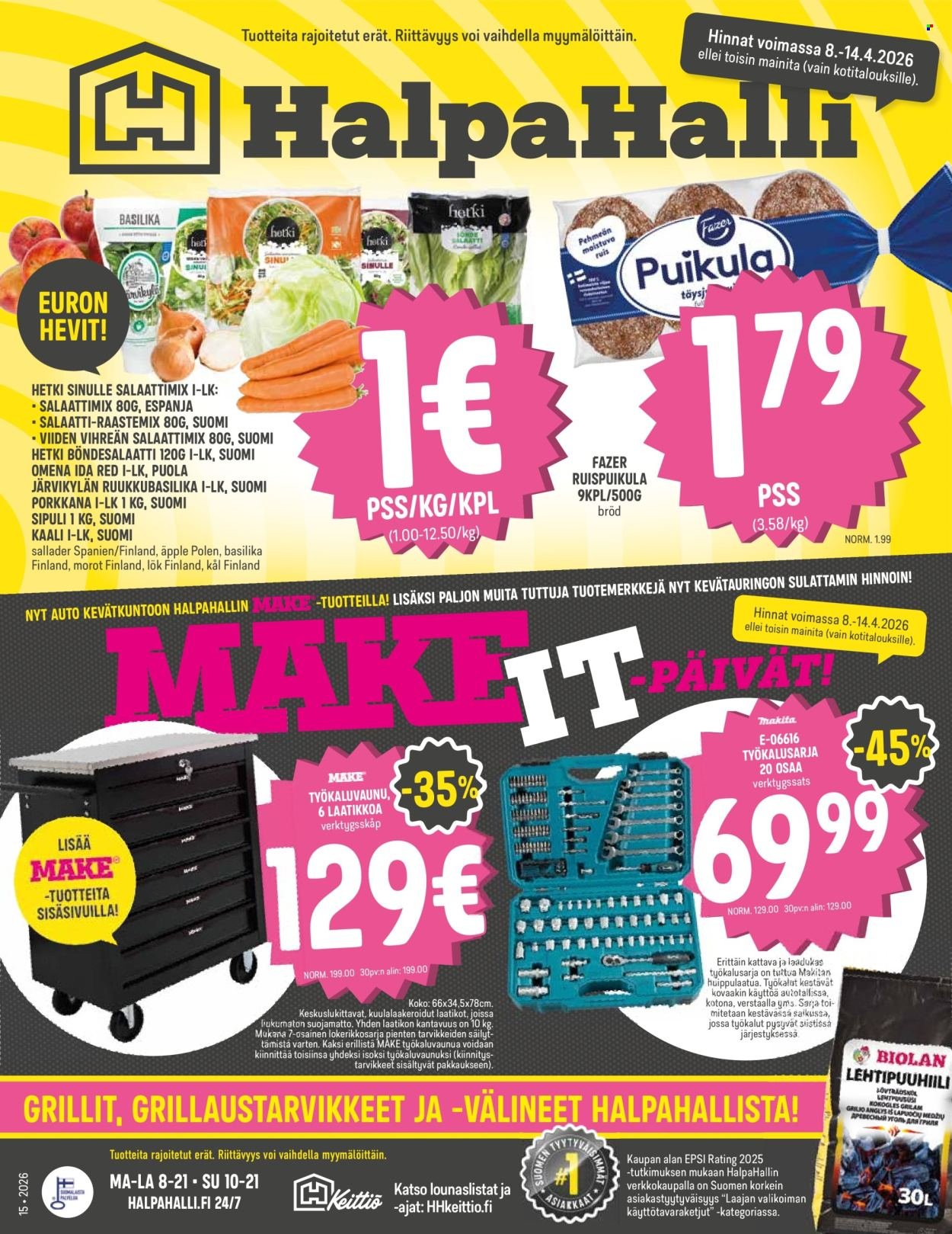 HALPAHALLI tarjoukset - Uusin tarjouslehtemme