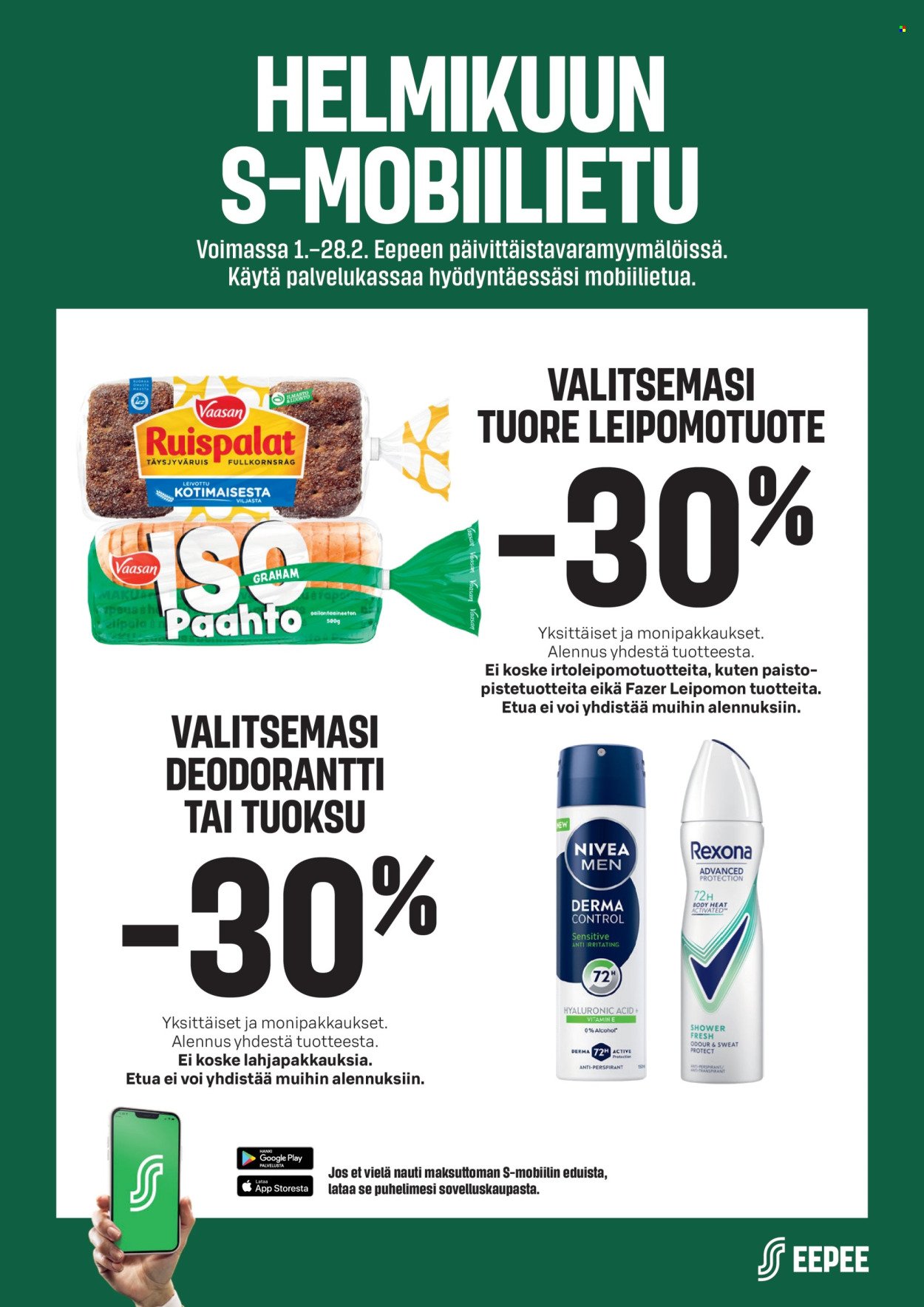 S-MARKET tarjoukset - S-mobiiliedut helmikuussa