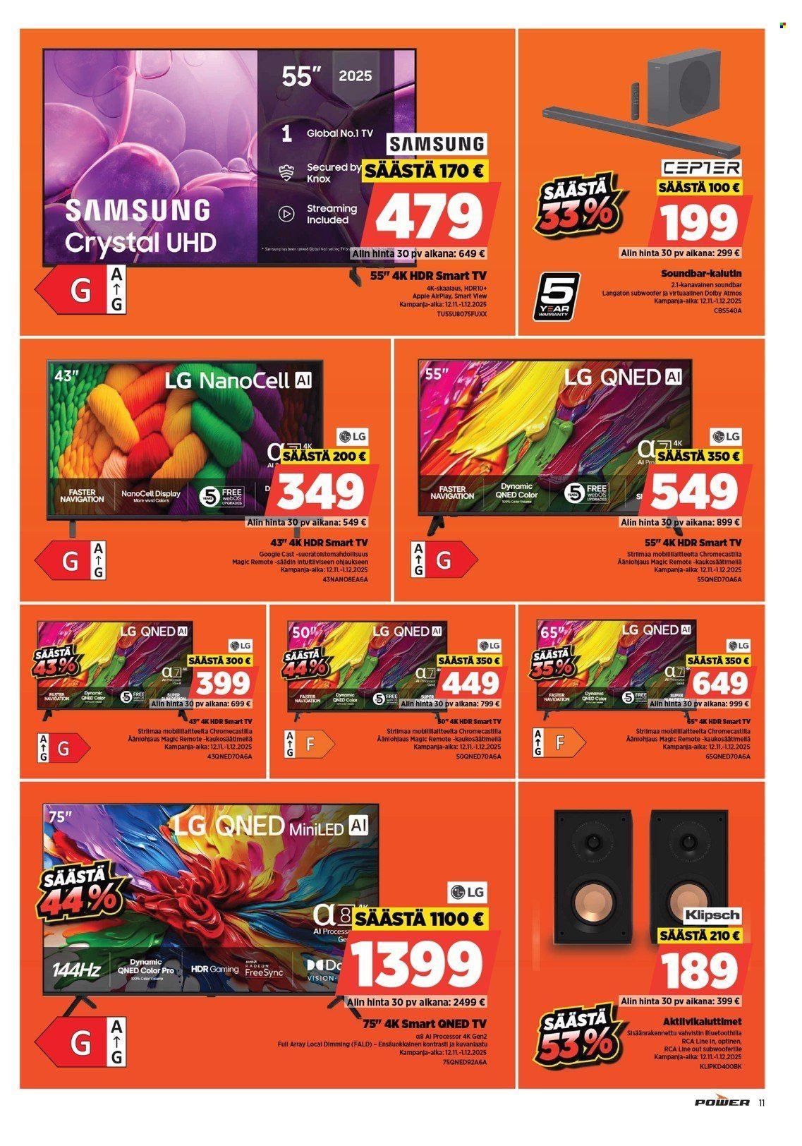POWER tarjoukset - Marraskuu 2025 (2025-11-11)