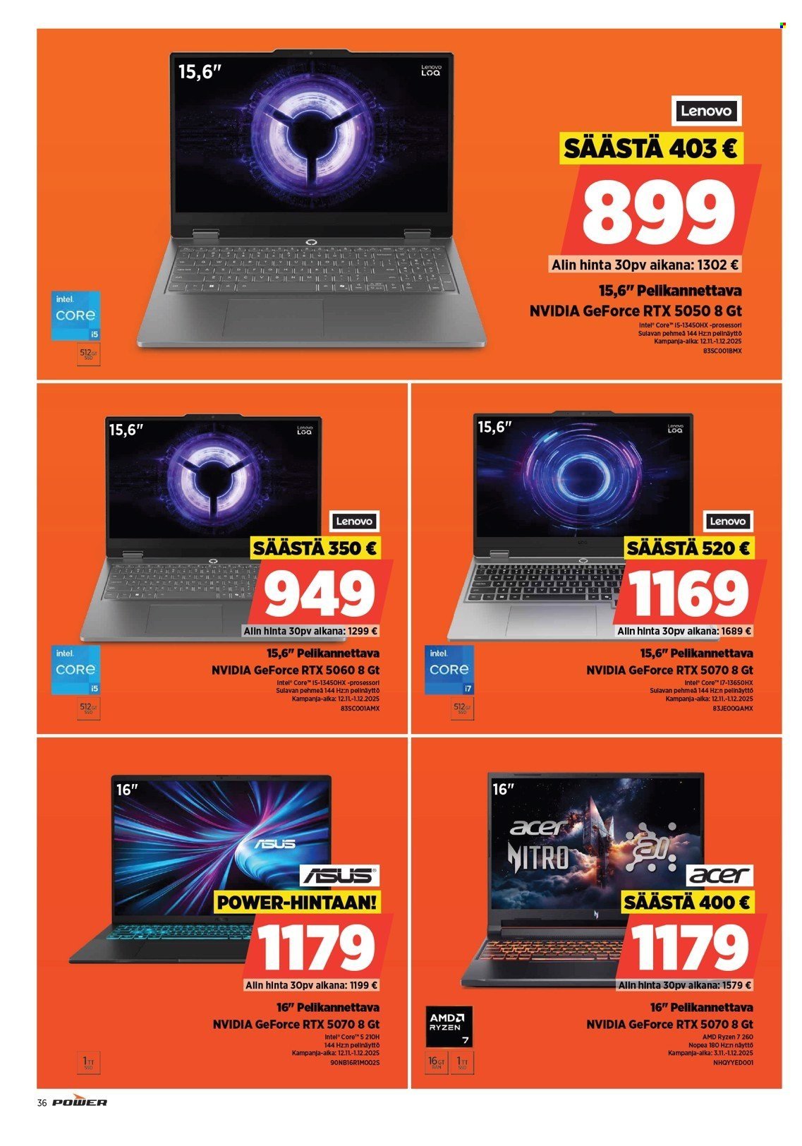 POWER tarjoukset - Marraskuu 2025 (2025-11-11)