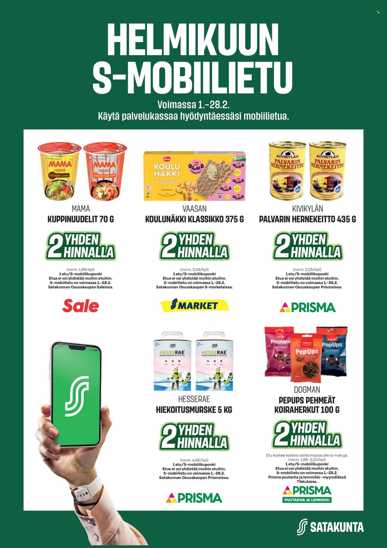 PRISMA tarjoukset - Alkaen SU 1.2.2026