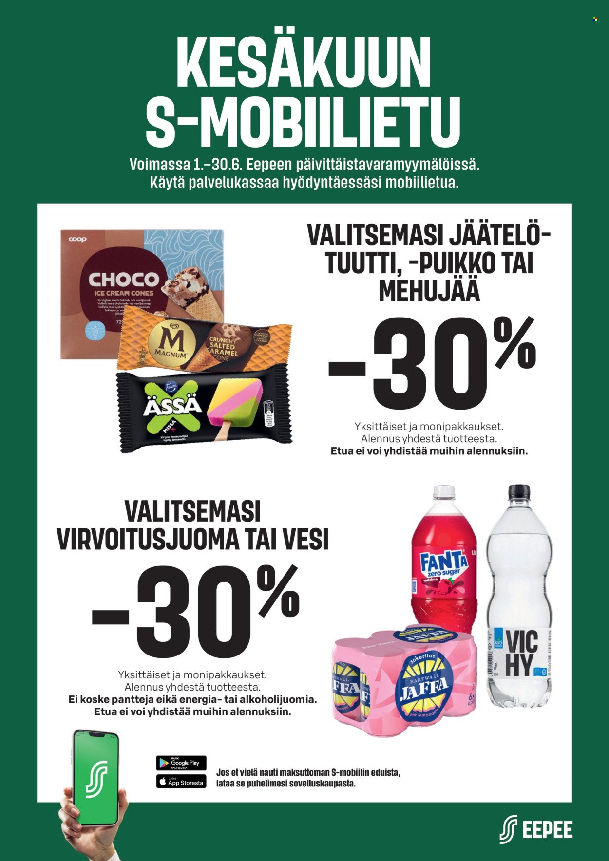 S-MARKET tarjoukset - S-mobiiliedut kesakuussa
