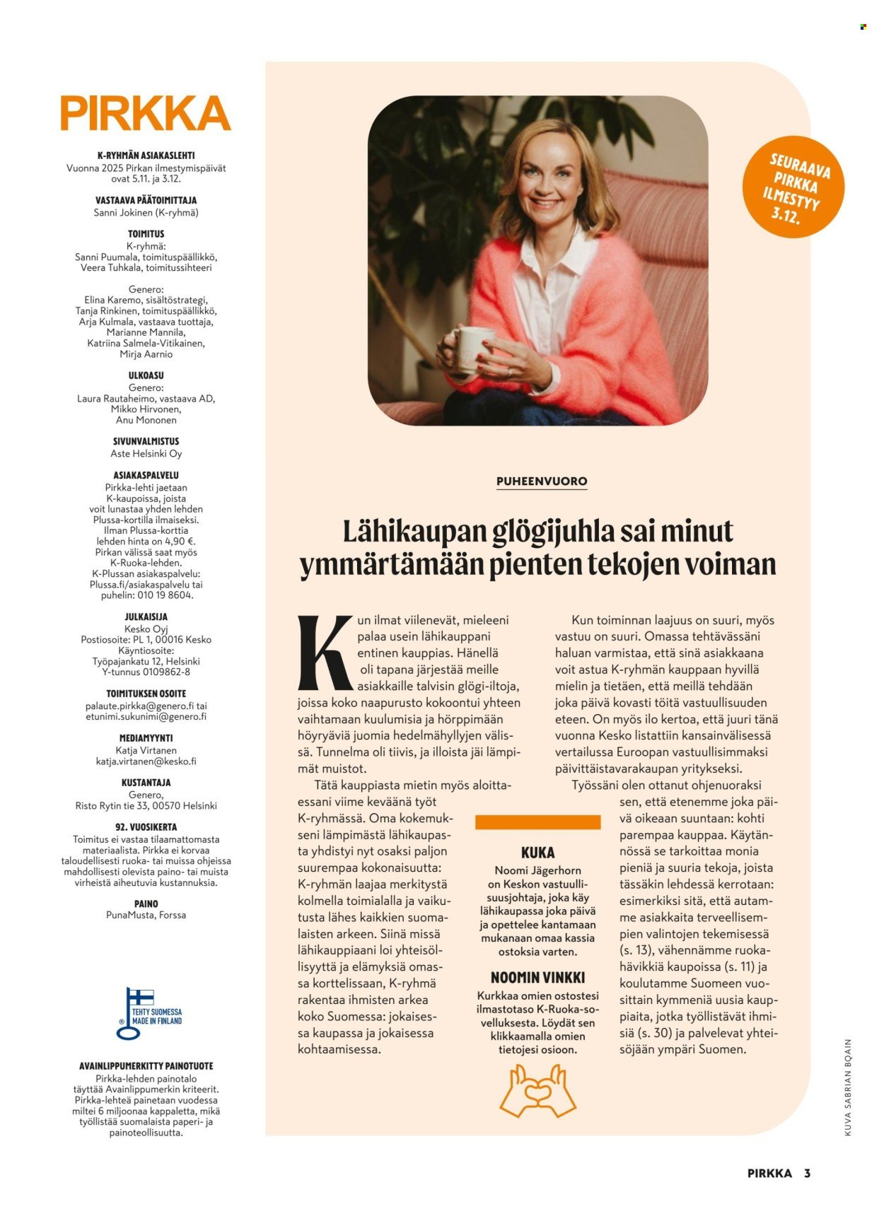 K-MARKET tarjoukset - Pirkka (2025-11-05 - 2025-12-02)