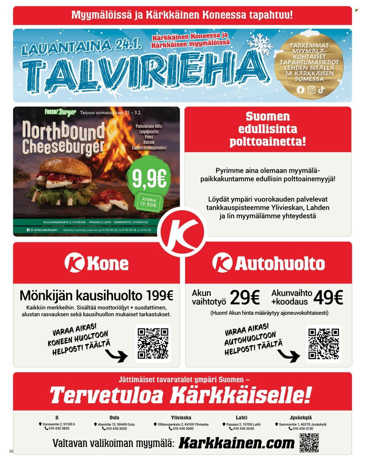 KÄRKKÄINEN tarjoukset - Viikko # 4 Tammikuu 2026