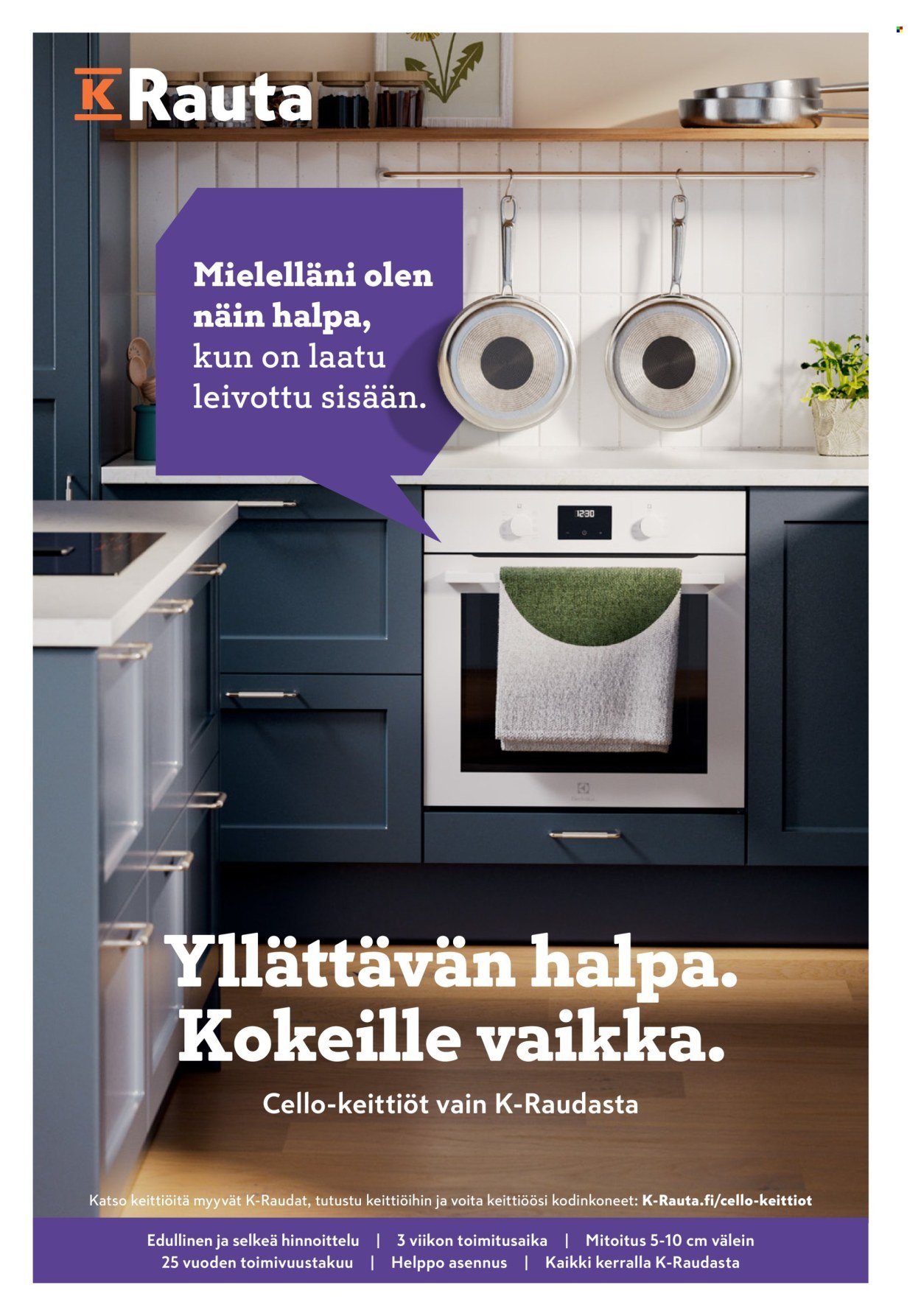 K-RAUTA tarjoukset - Yllättävän halpa. Kokeille vaikka.