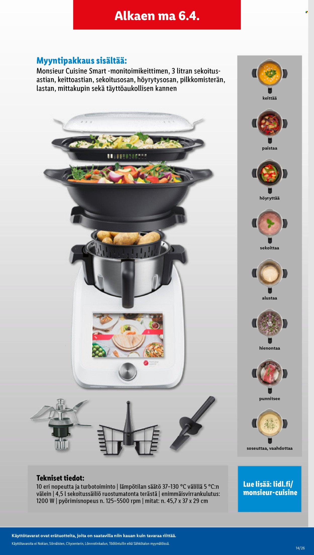 LIDL tarjoukset - Monsieur Cuisine