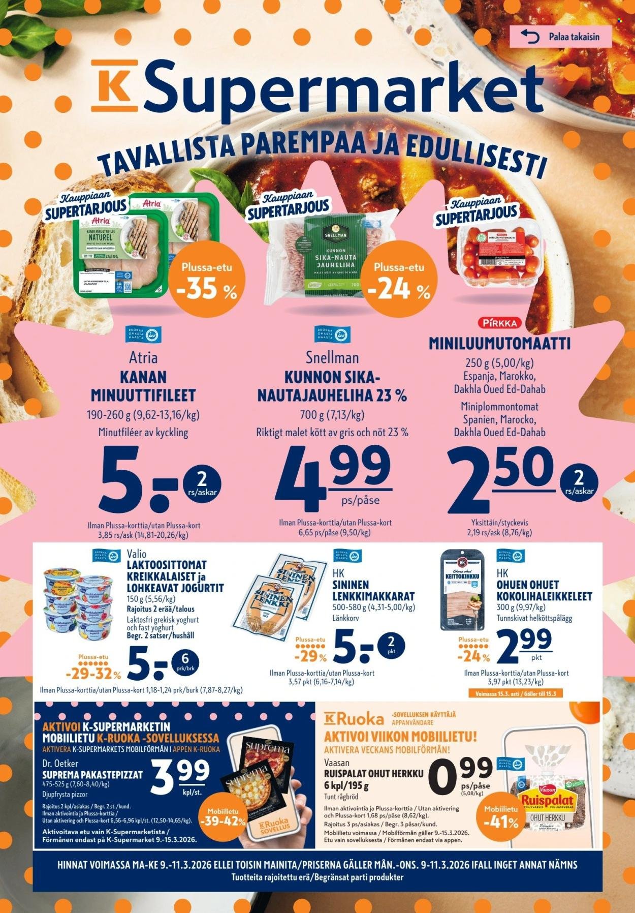 K-SUPERMARKET tarjoukset - Tavallista parempaa ja edullisesti
