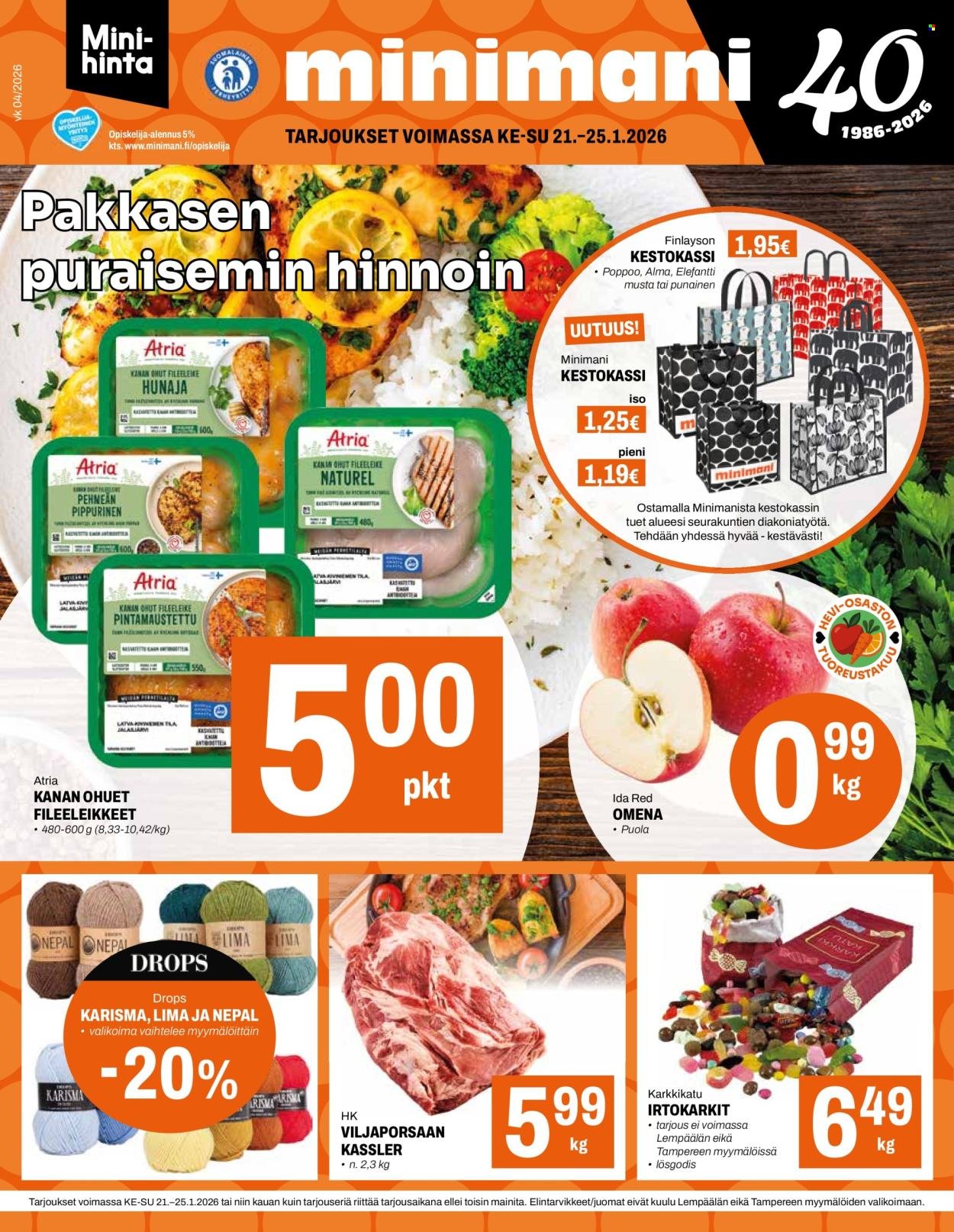 MINIMANI tarjoukset - Alkaen KE 21.1.2026
