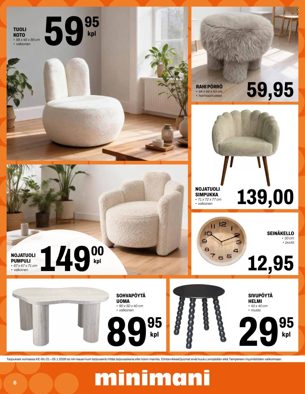MINIMANI tarjoukset - Alkaen KE 21.1.2026