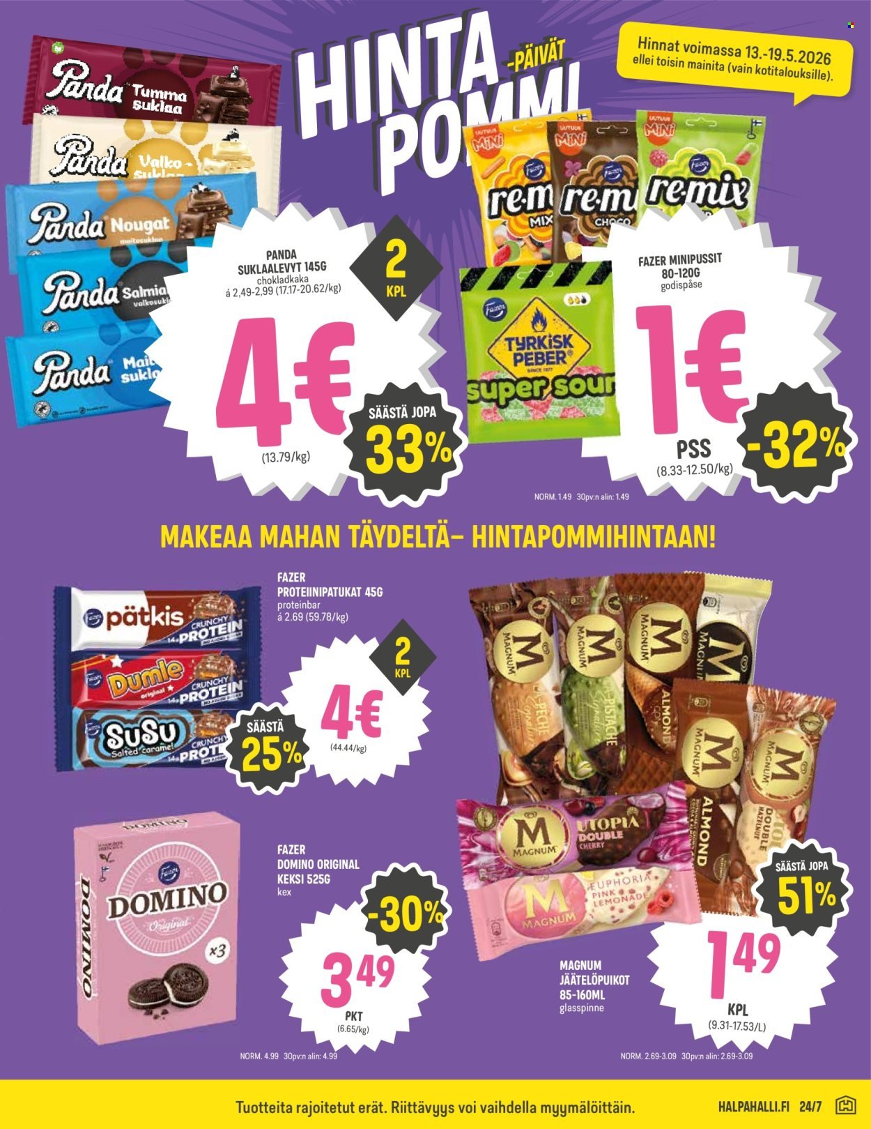 HALPAHALLI tarjoukset - Uusin tarjouslehtemme
