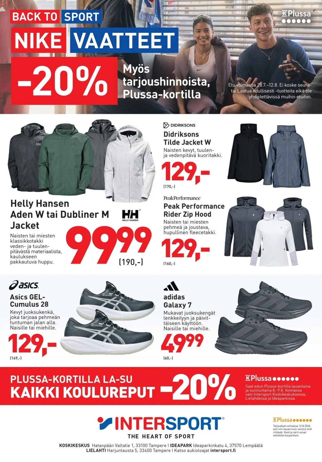 INTERSPORT tarjoukset - Back to sport