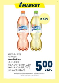 S-MARKET tarjoukset - Novelle