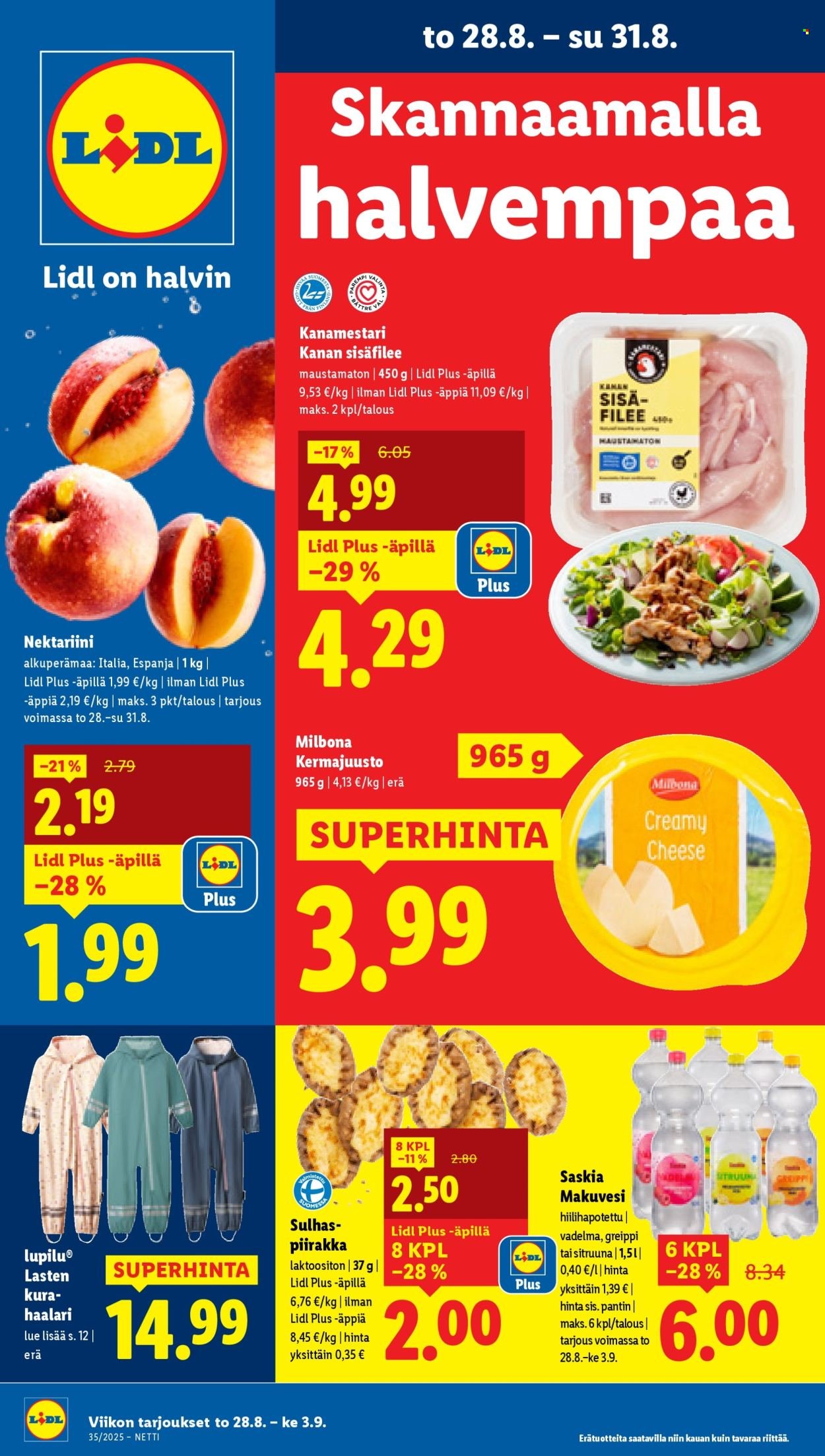 LIDL tarjoukset - Alkaen TO 28.8.2025 (2025-08-28 - 2025-09-03)