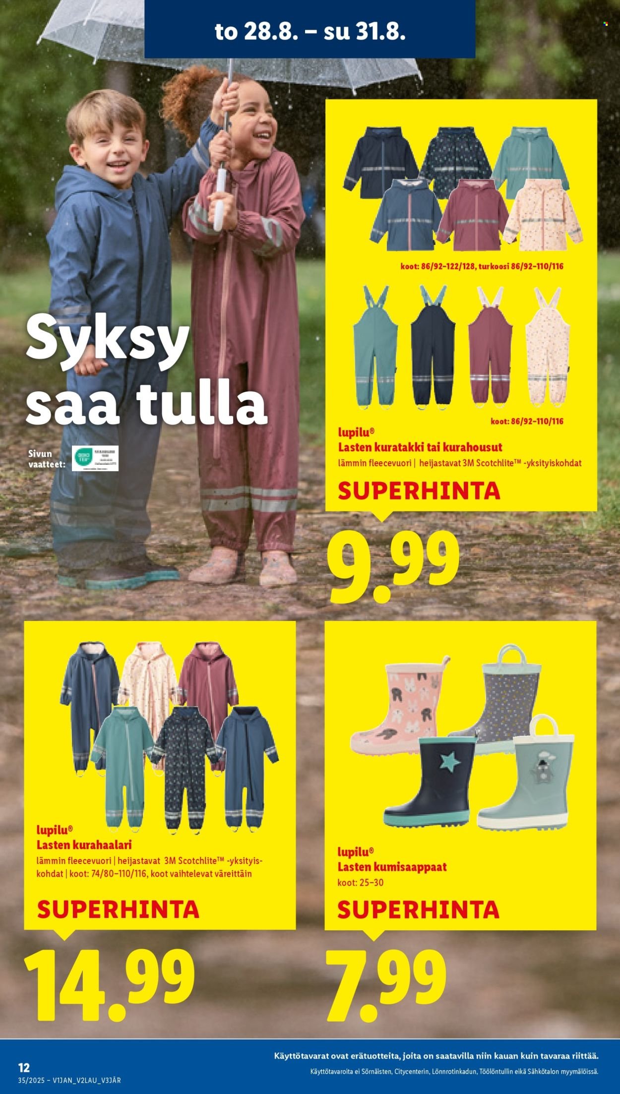 LIDL tarjoukset - Alkaen TO 28.8.2025 (2025-08-28 - 2025-09-03)