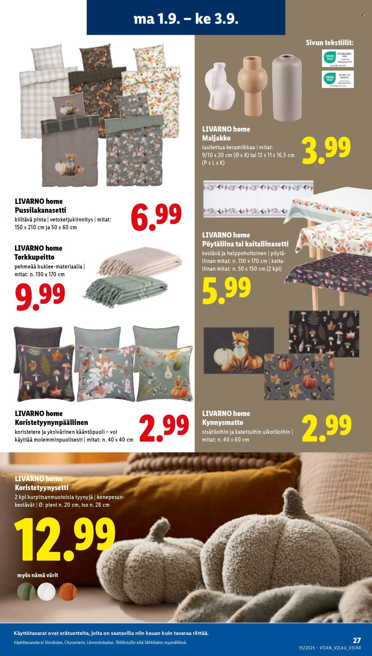 LIDL tarjoukset - Alkaen TO 28.8.2025 (2025-08-28 - 2025-09-03)