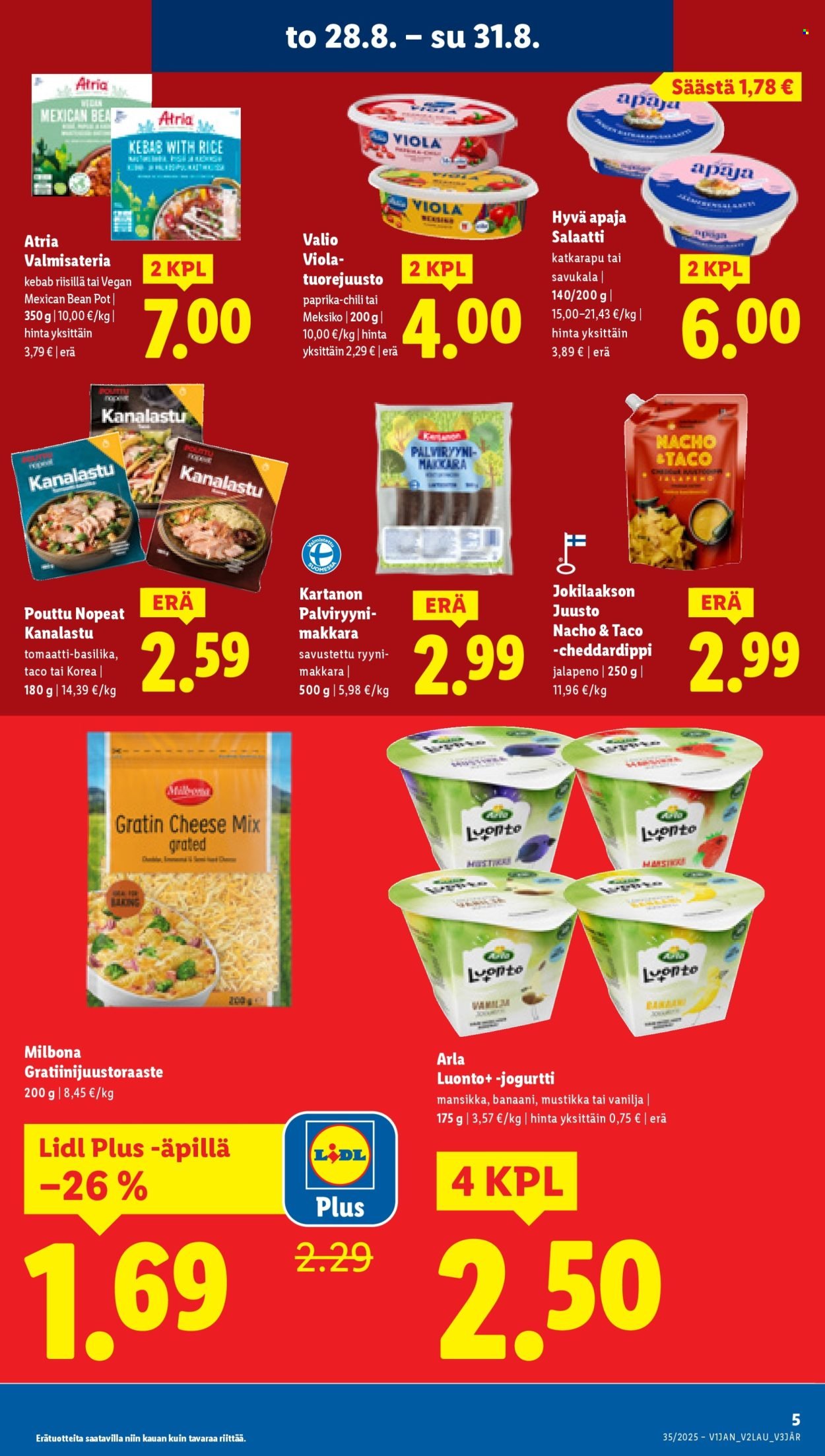LIDL tarjoukset - Alkaen TO 28.8.2025 (2025-08-28 - 2025-09-03)