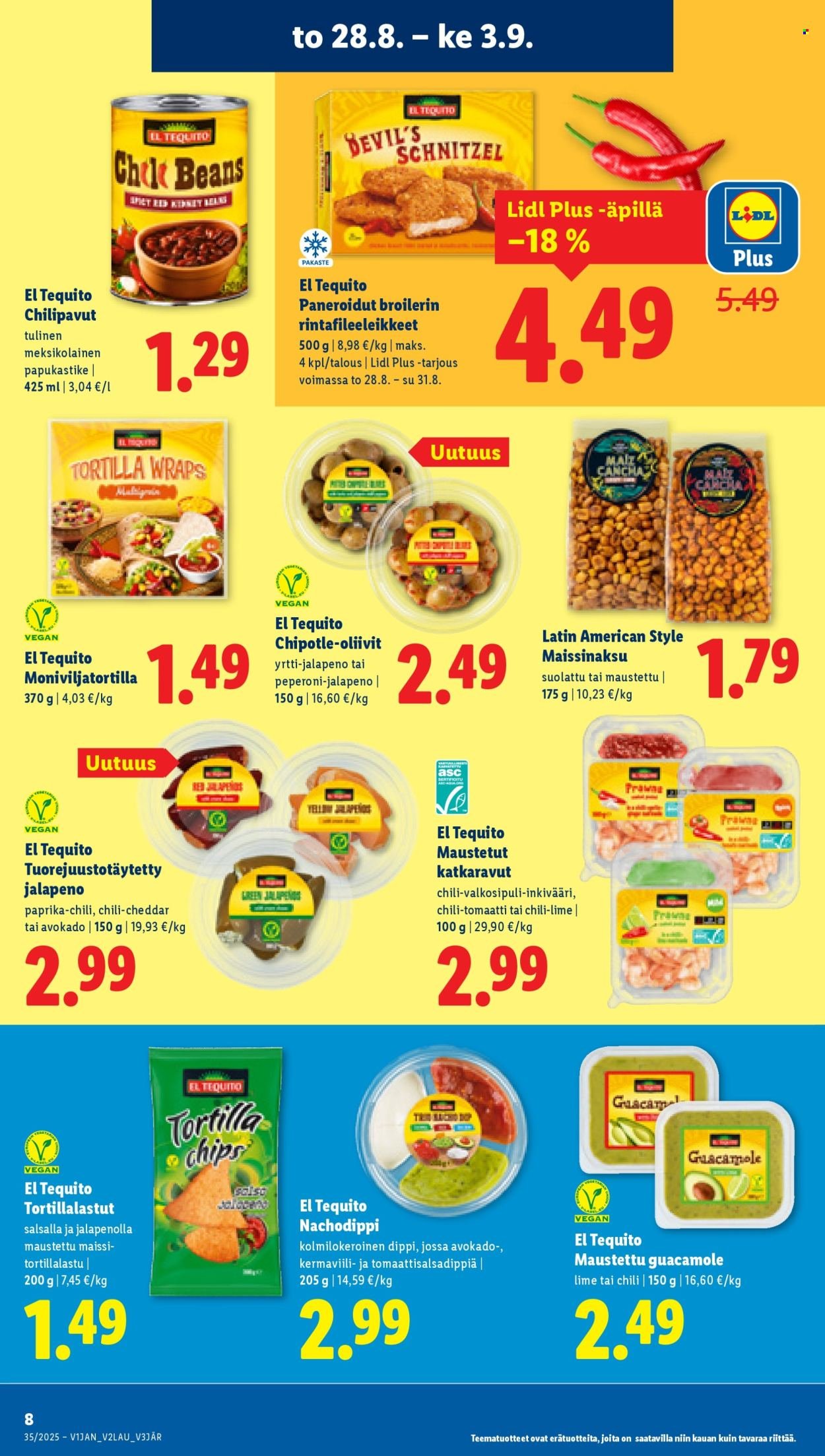 LIDL tarjoukset - Alkaen TO 28.8.2025 (2025-08-28 - 2025-09-03)