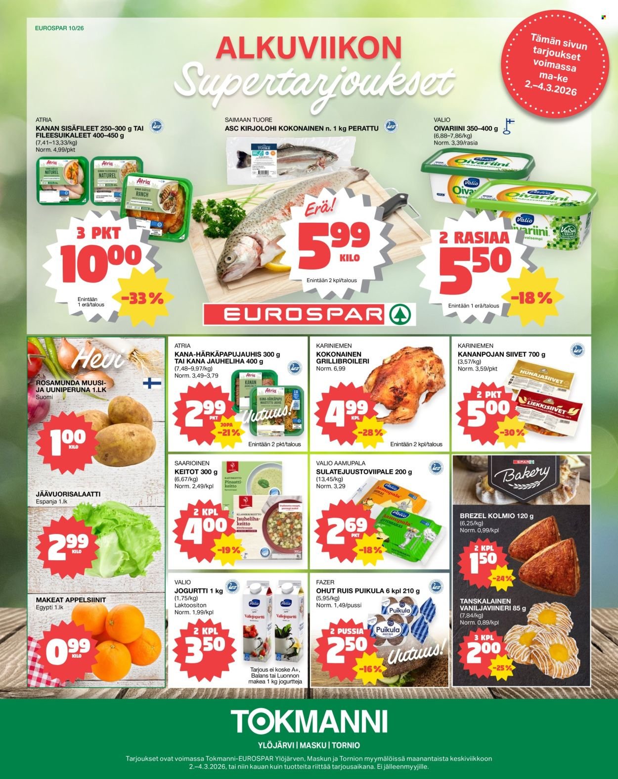 TOKMANNI tarjoukset - EUROSPAR