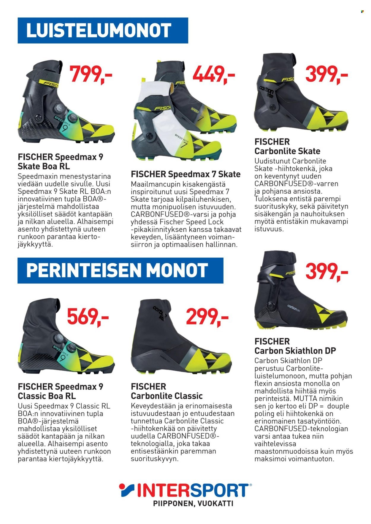 INTERSPORT tarjoukset - Piipposen maastohiihtokuvasto 2025/26 (2025-10-08)