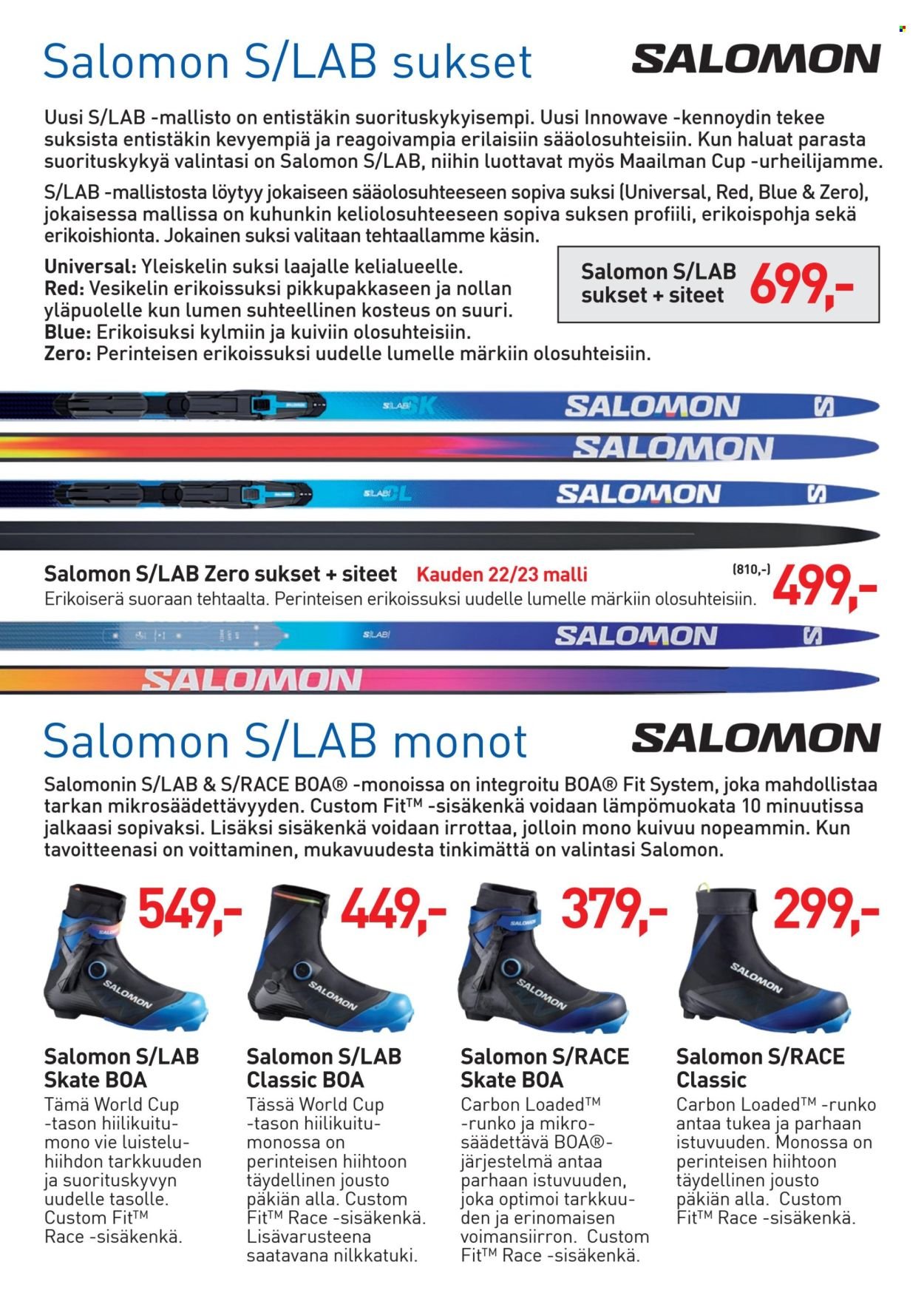 INTERSPORT tarjoukset - Piipposen maastohiihtokuvasto 2025/26 (2025-10-08)