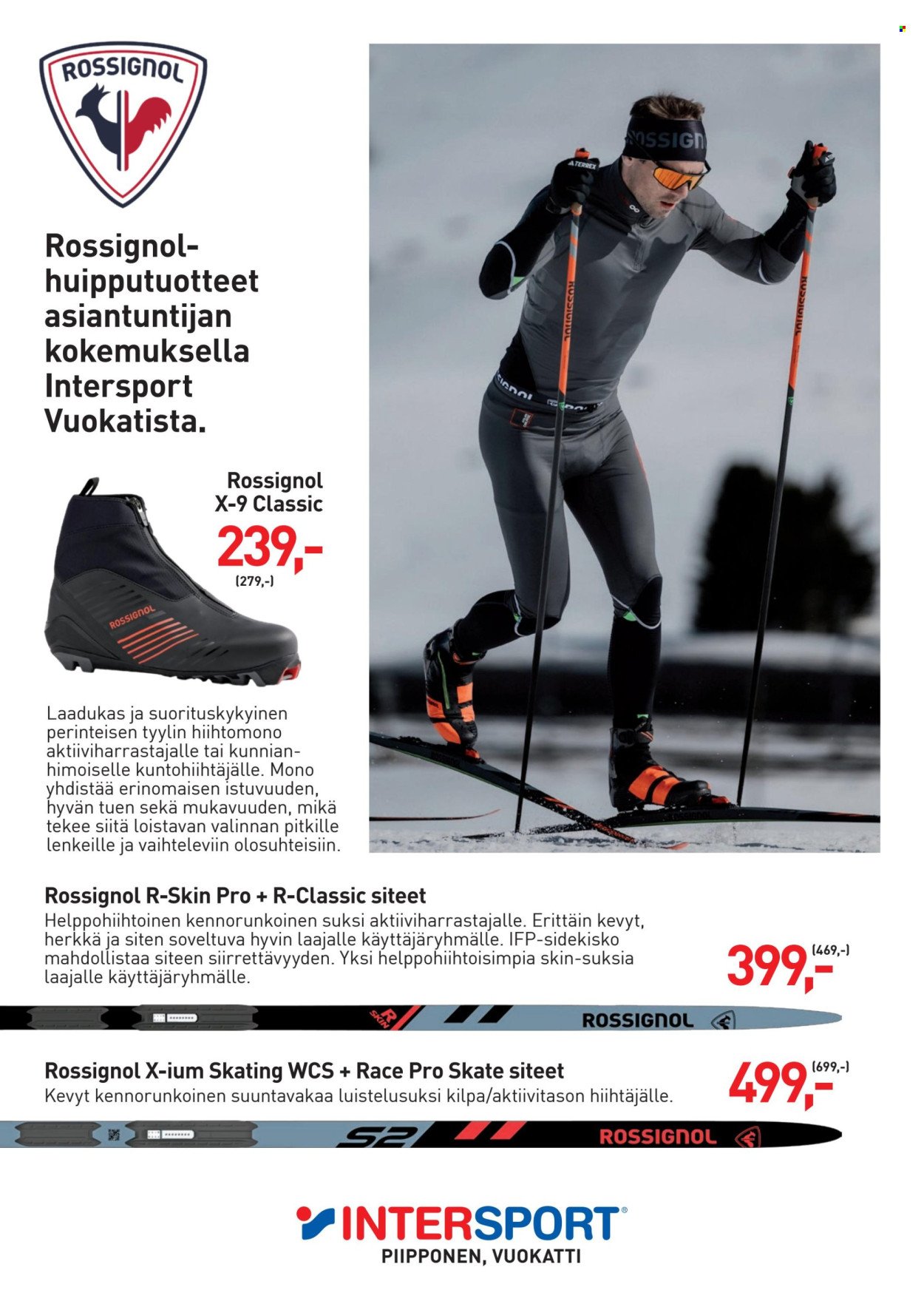 INTERSPORT tarjoukset - Piipposen maastohiihtokuvasto 2025/26 (2025-10-08)