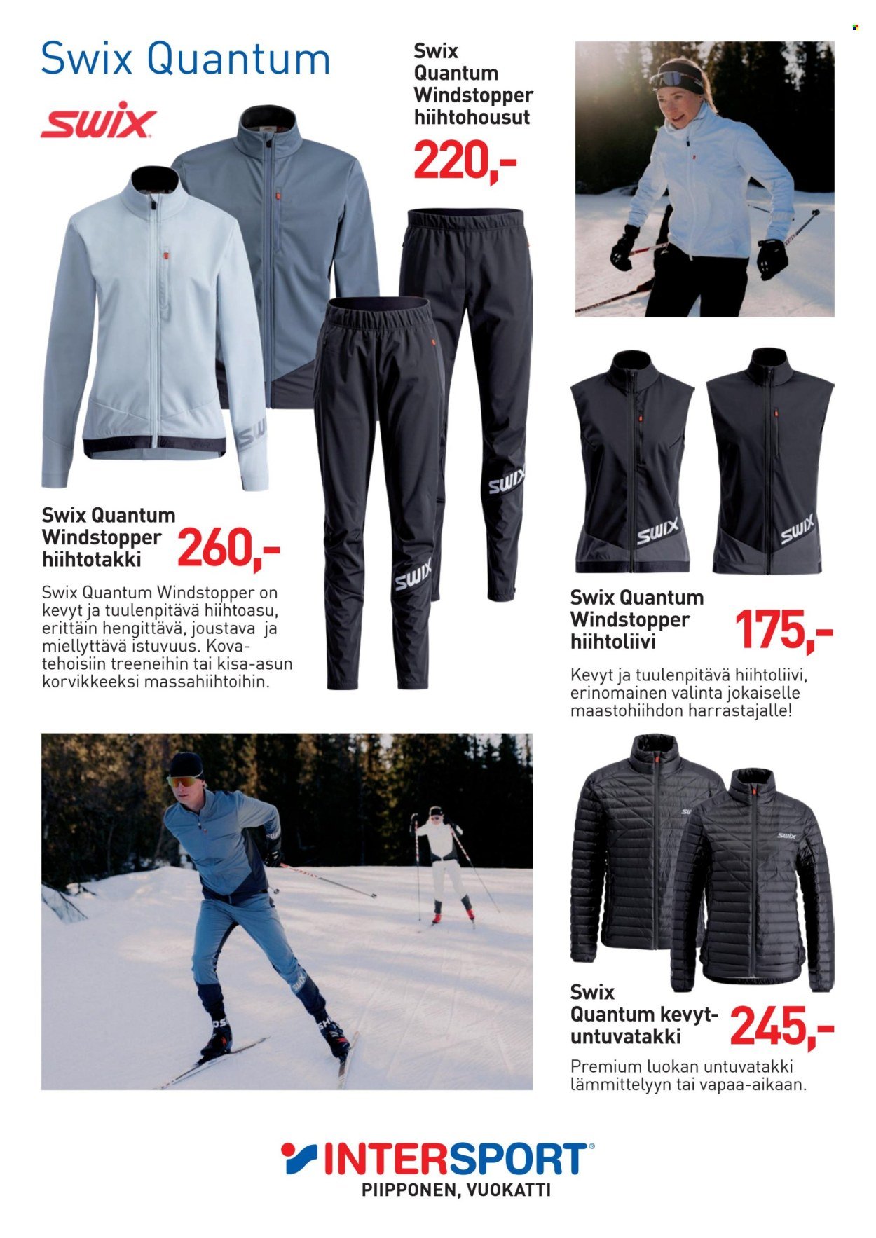 INTERSPORT tarjoukset - Piipposen maastohiihtokuvasto 2025/26 (2025-10-08)