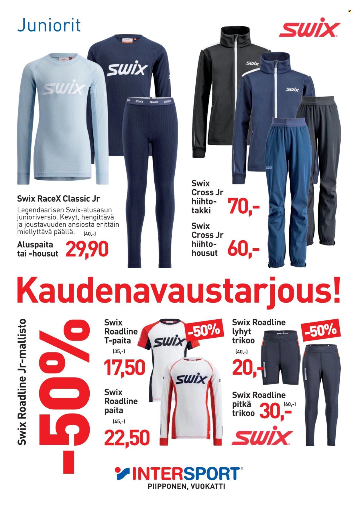 INTERSPORT tarjoukset - Piipposen maastohiihtokuvasto 2025/26 (2025-10-08)