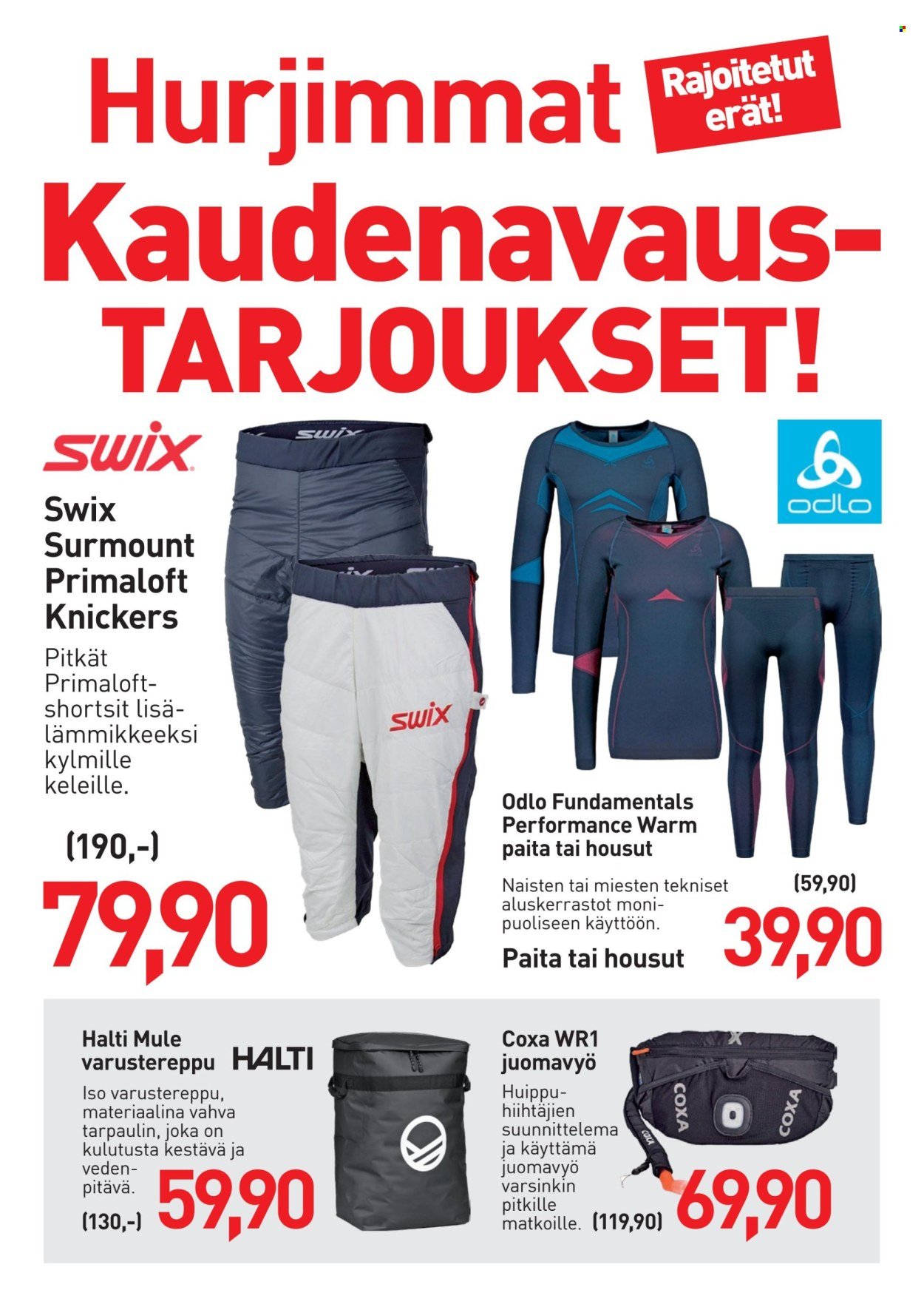 INTERSPORT tarjoukset - Piipposen maastohiihtokuvasto 2025/26 (2025-10-08)