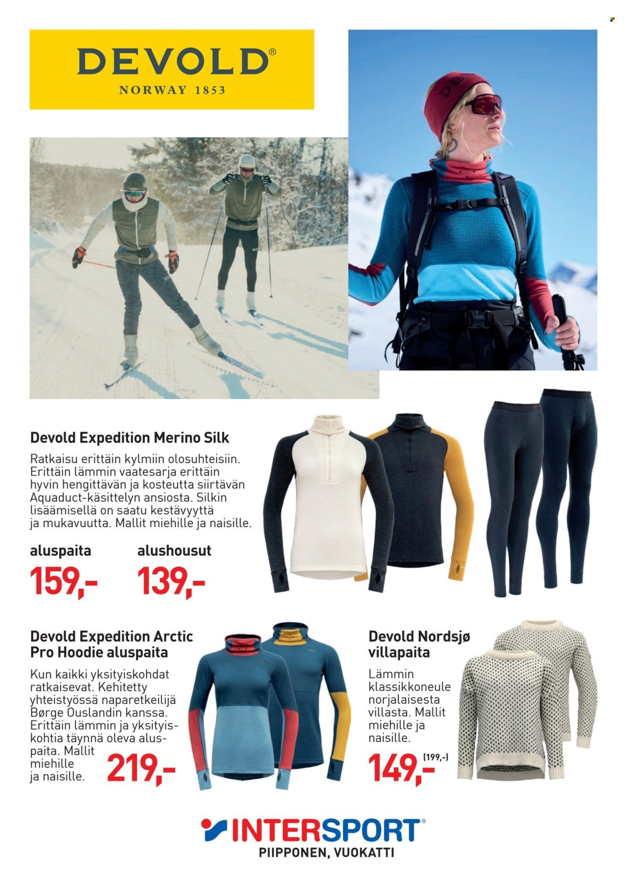 INTERSPORT tarjoukset - Piipposen maastohiihtokuvasto 2025/26 (2025-10-08)