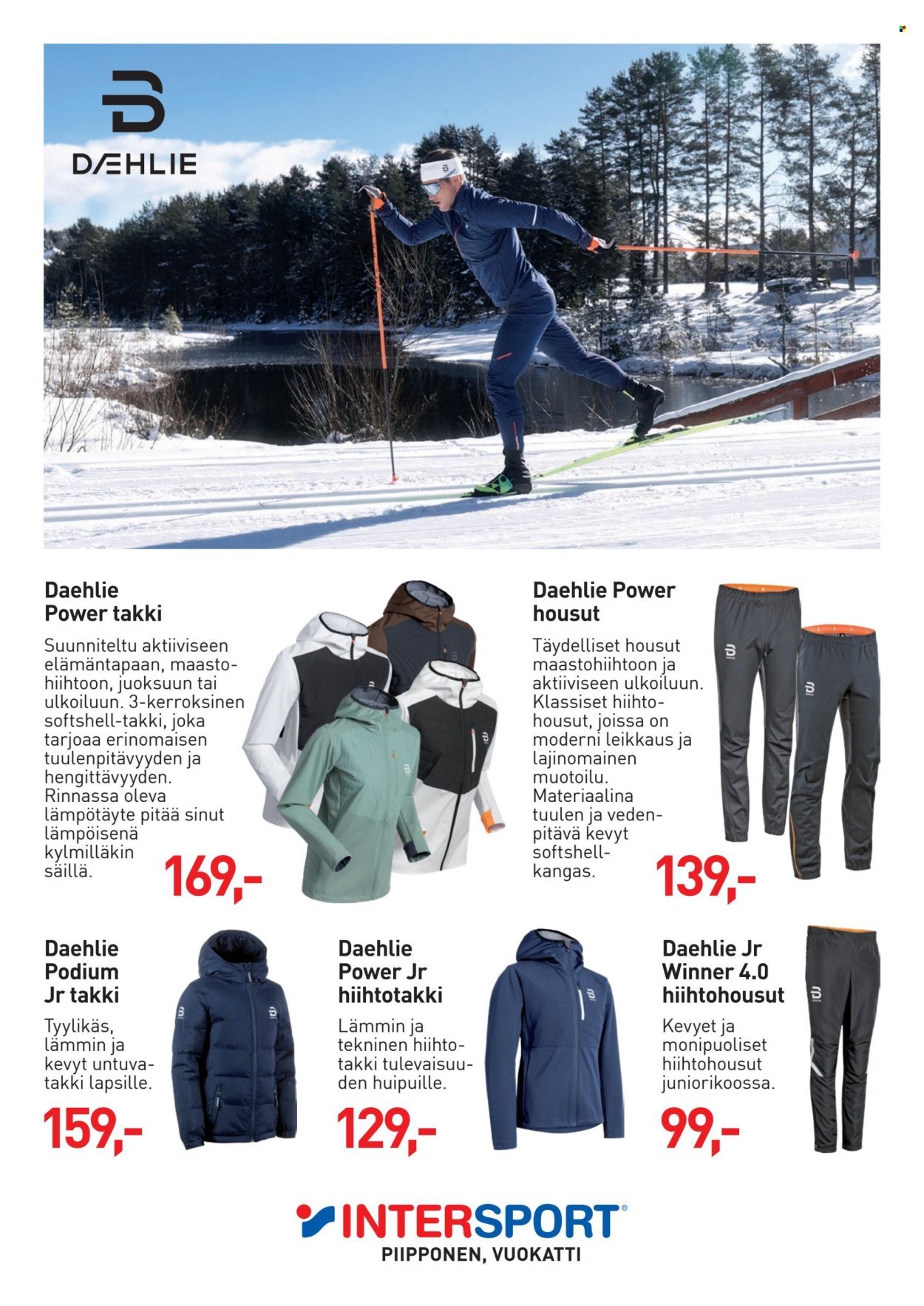 INTERSPORT tarjoukset - Piipposen maastohiihtokuvasto 2025/26 (2025-10-08)