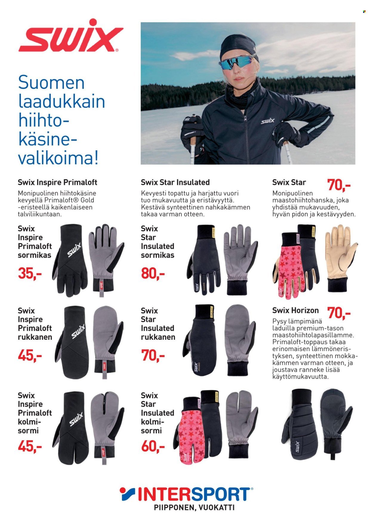 INTERSPORT tarjoukset - Piipposen maastohiihtokuvasto 2025/26 (2025-10-08)