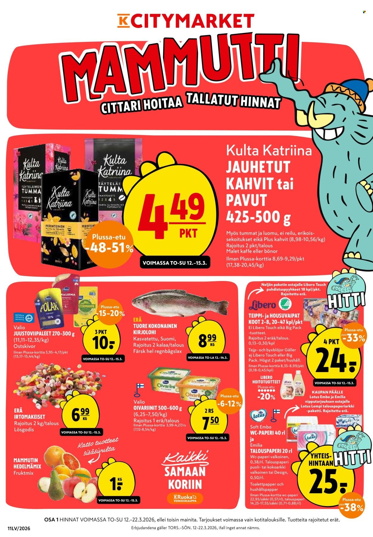 K-CITYMARKET tarjoukset - Alkaen TO 12.3.2026
