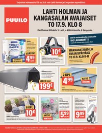 PUUILO tarjoukset - Lahti Holma ja Kangasala avajaiset