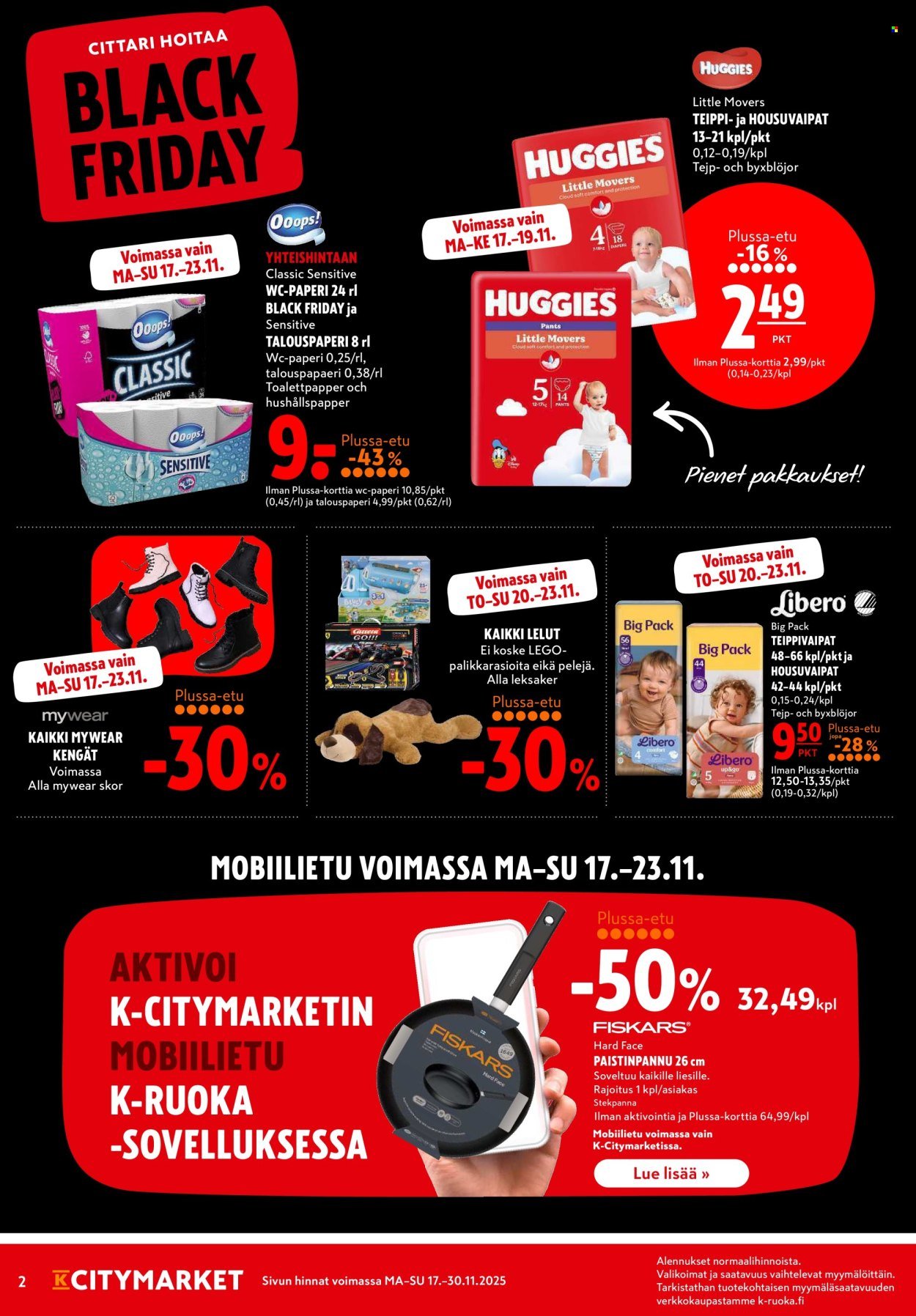 K-CITYMARKET tarjoukset - Alkaen MA 17.11.2025 (2025-11-17 - 2025-11-30)