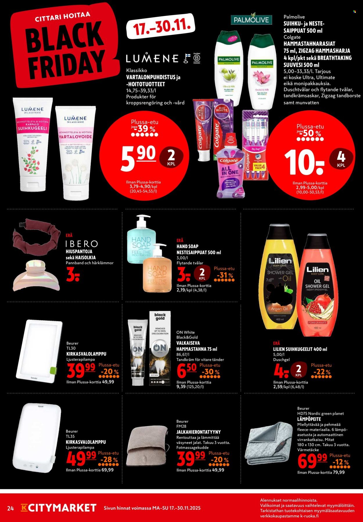 K-CITYMARKET tarjoukset - Alkaen MA 17.11.2025 (2025-11-17 - 2025-11-30)