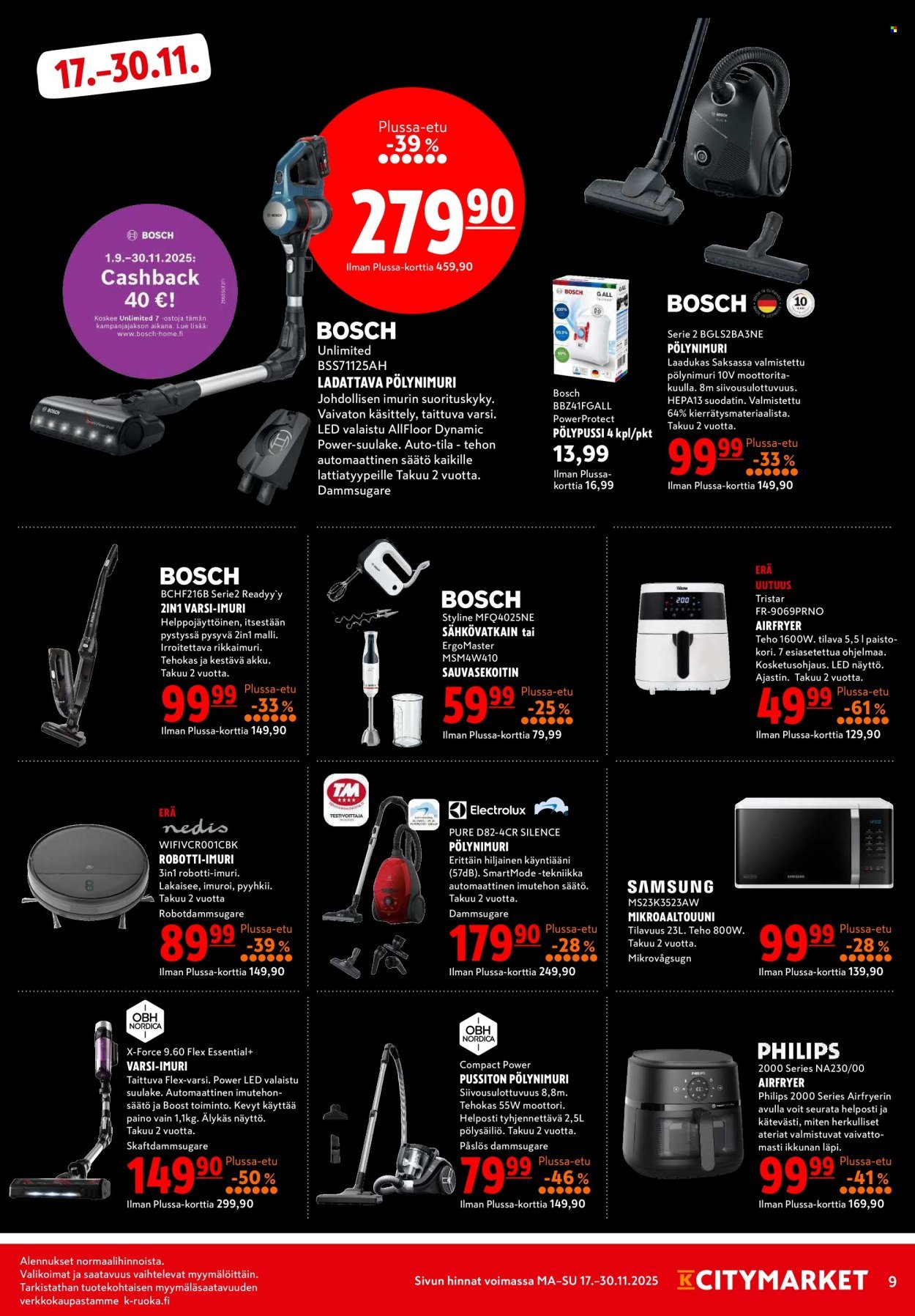 K-CITYMARKET tarjoukset - Alkaen MA 17.11.2025 (2025-11-17 - 2025-11-30)